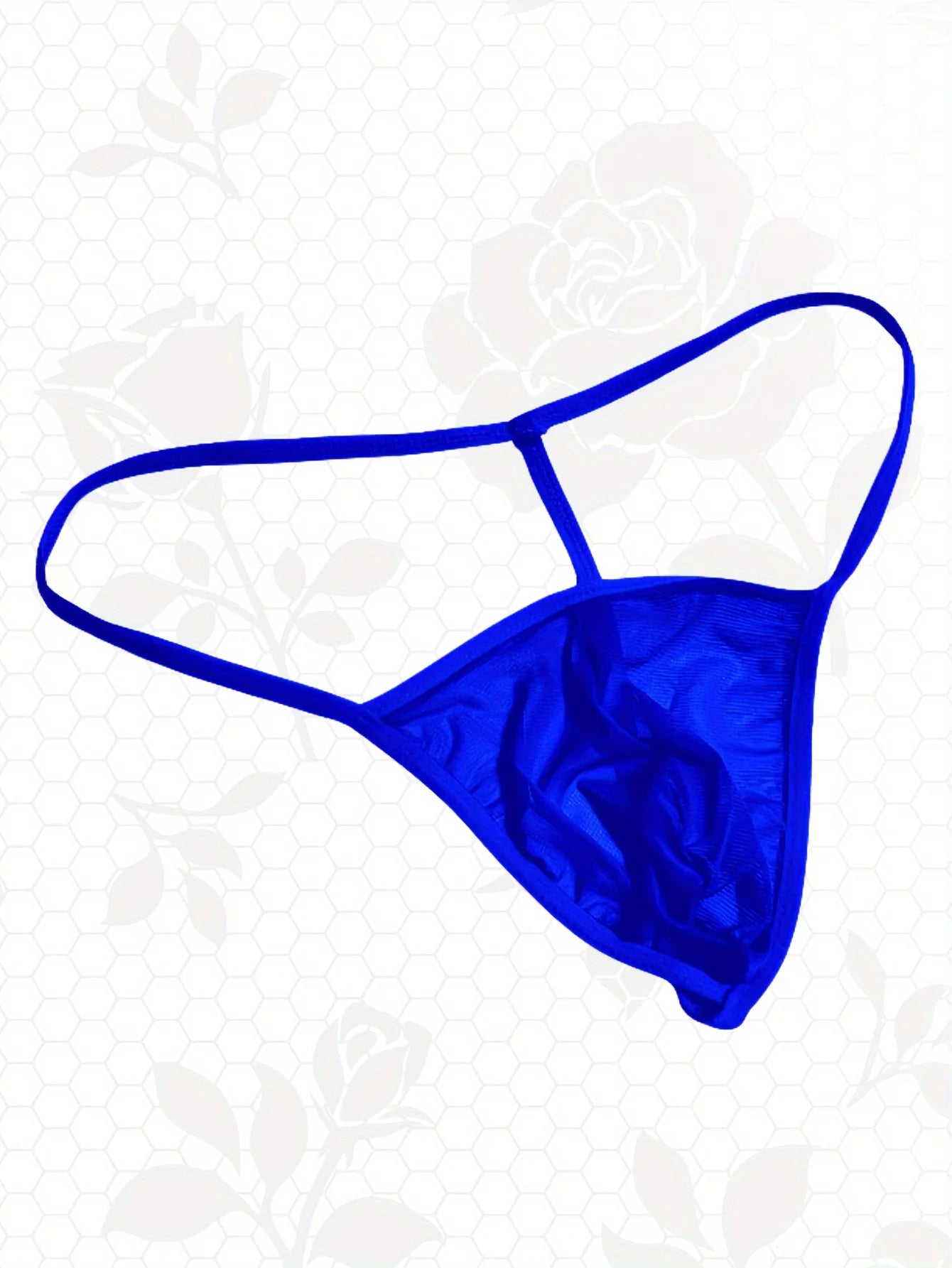 Men’s Transparent Mesh Thong Underwear