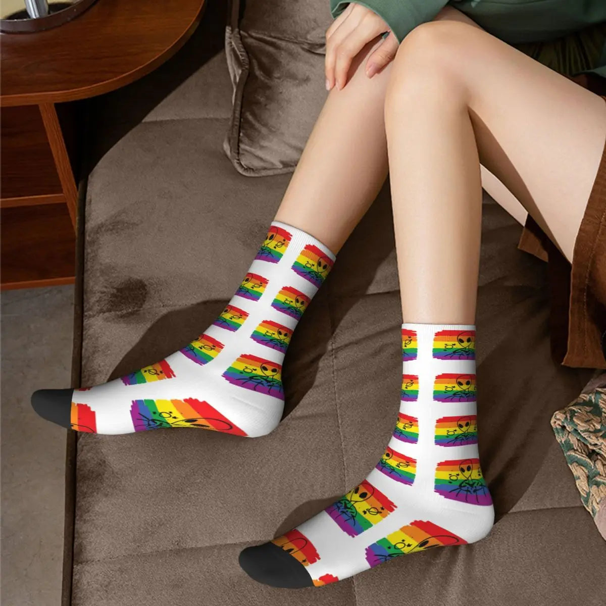 Galactic Pride Crew Socks